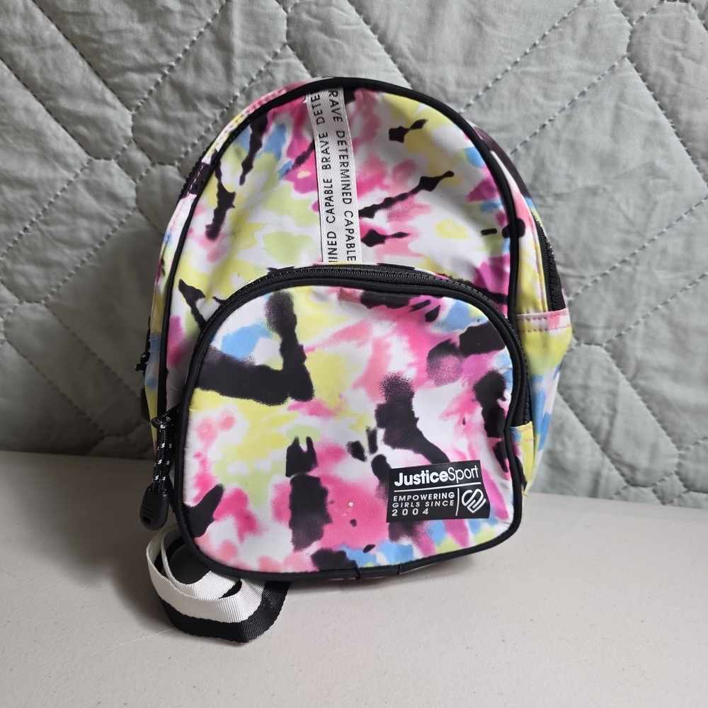 Justice Mini Sports Bag Tye Dye Multi-Color
10" Backpack - Picture 1 of 6